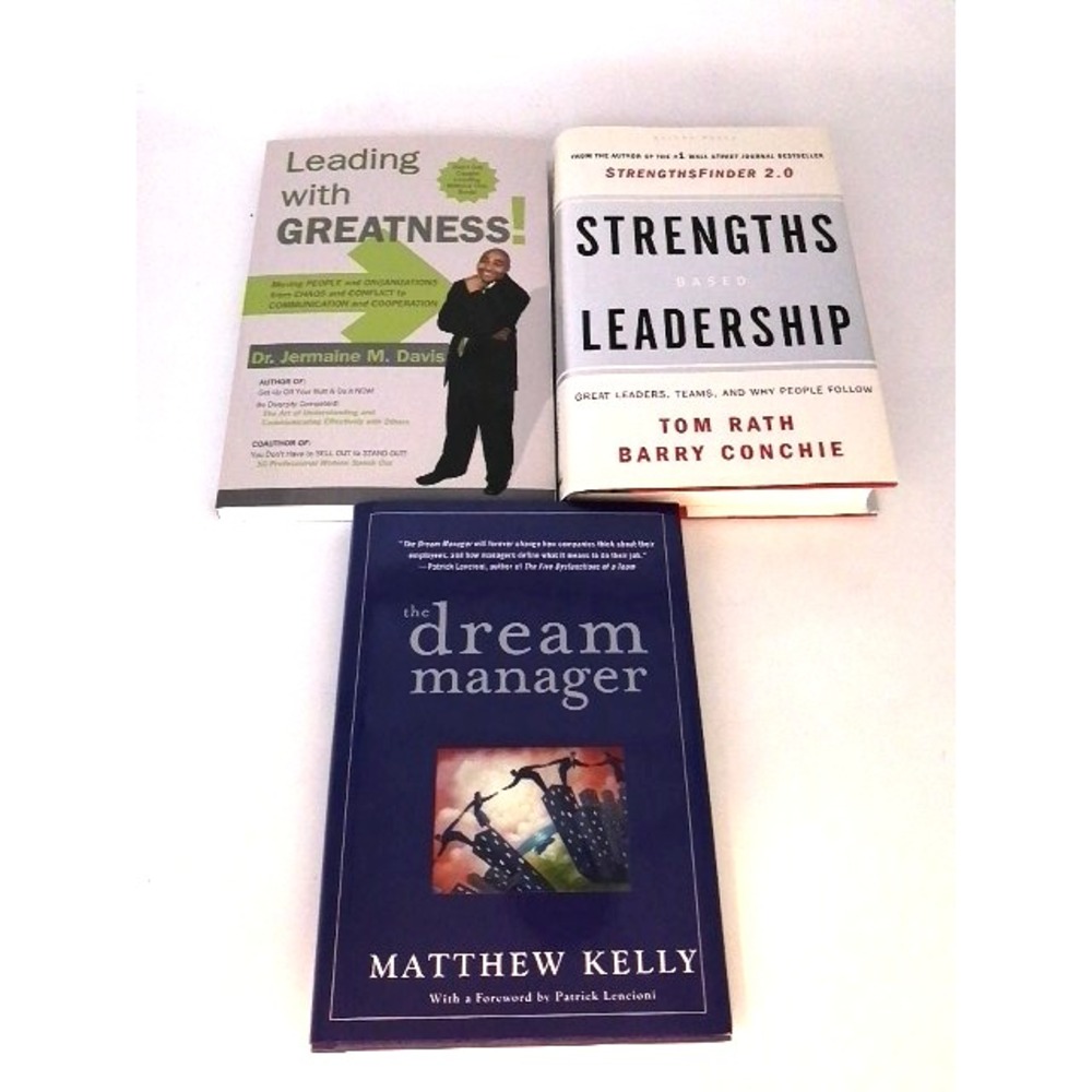 Career Building Strengths Leadership Hardcover Books Lot of 3 Various Authors